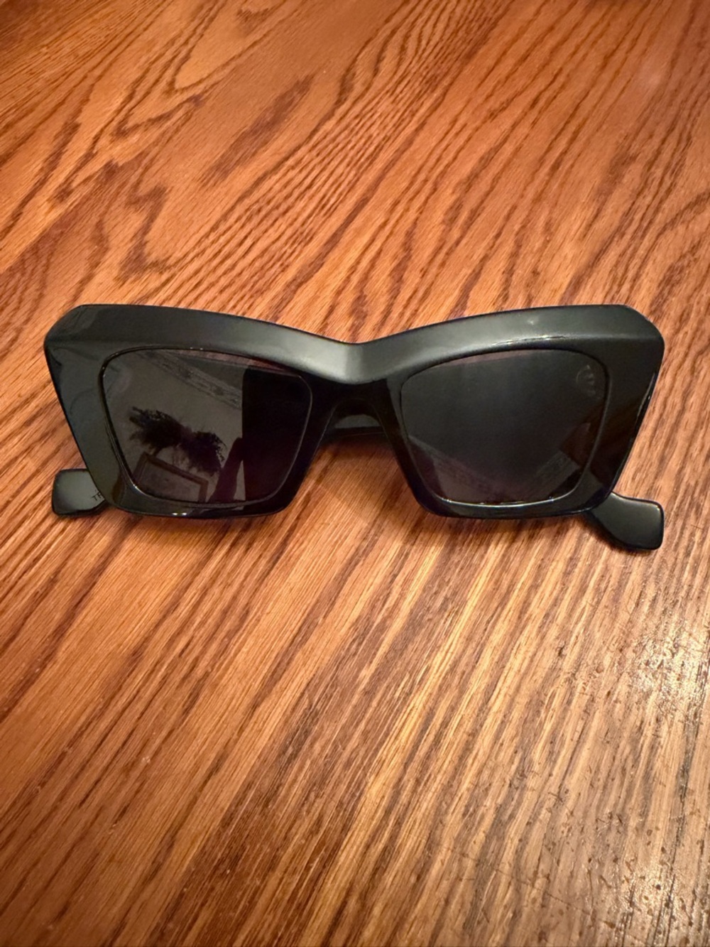 Loewe Black Chunky Anagram Small Cat Eye Sunglasses